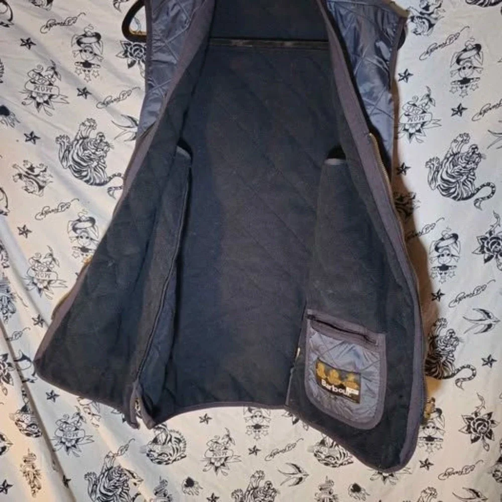 Mens's Medium Barbour Polarquilt Zip-In Liner Vest - Picture 3 of 6